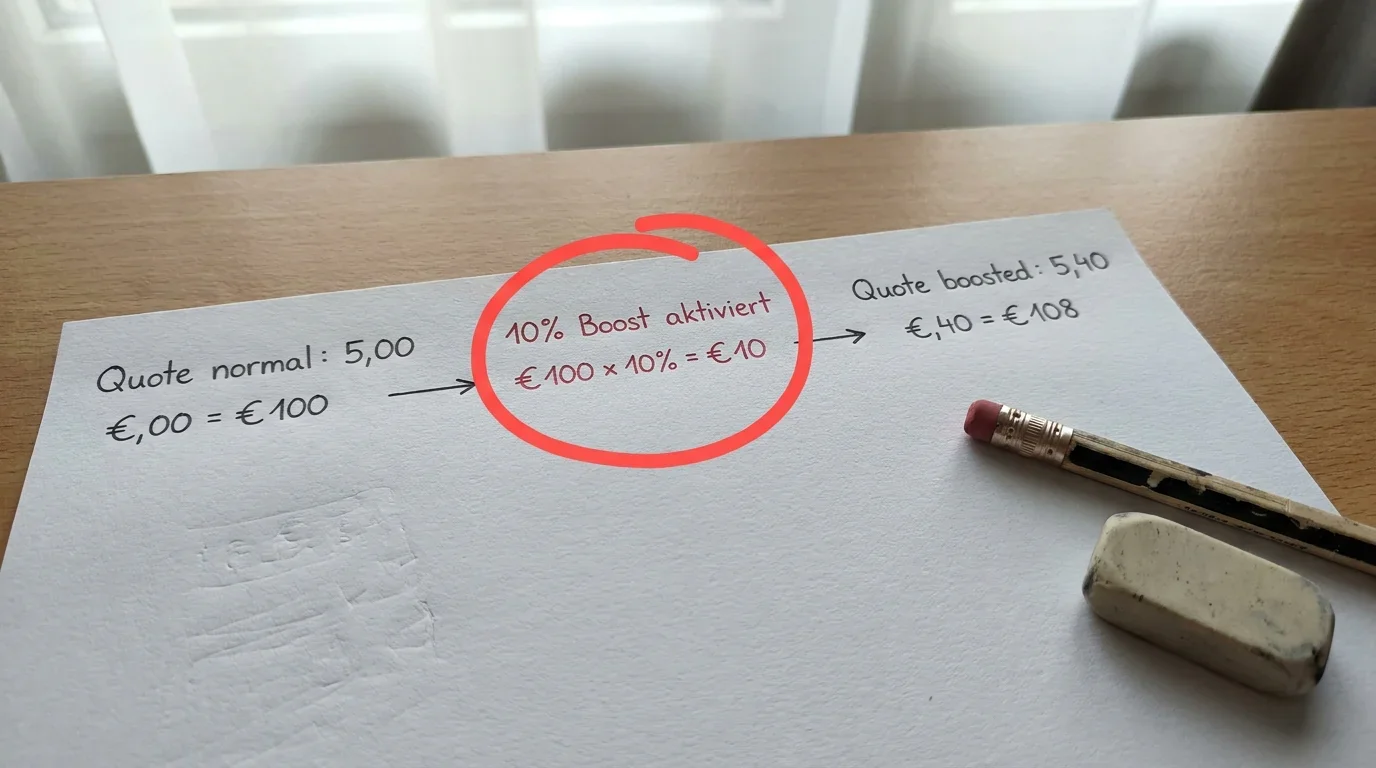 Feldhockey Kombi-Boost Wert-Kalkulation – wie ein 10-Prozent-Boost die Gesamtquote und den erwarteten Gewinn beeinflusst