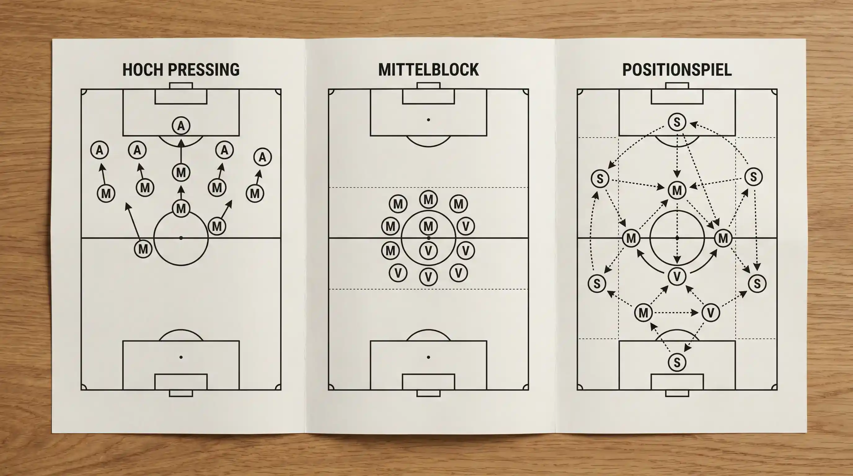 Drei Pressing-Muster Feldhockey High Press Mid Block Positionsspiel Auswirkungen auf Viertelzeit-Wetten