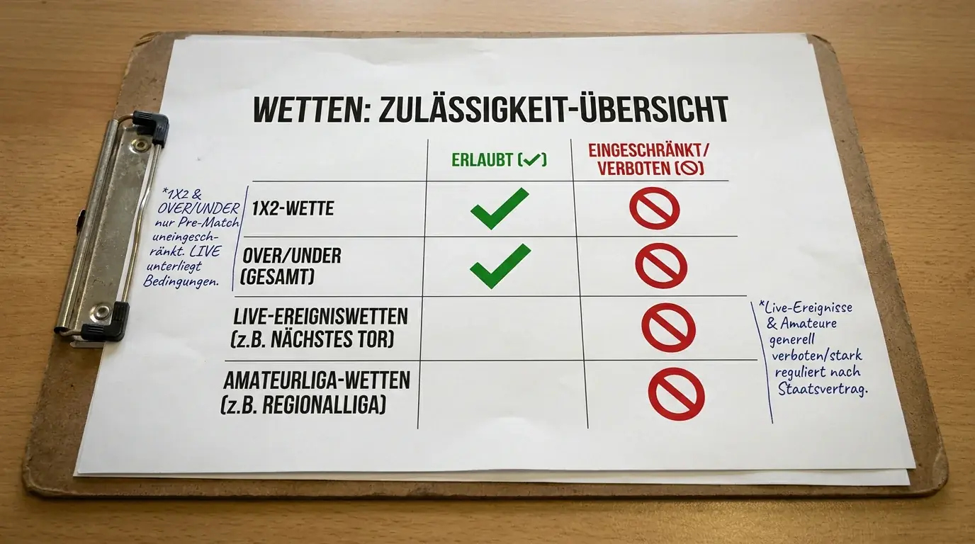 Erlaubte Feldhockey-Wettarten nach GlüStV 2021 §21 – Überblick für deutsche Sportwetter