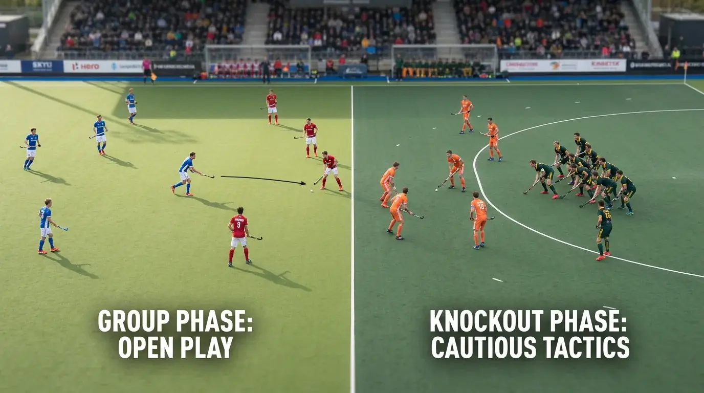 Feldhockey WM Kombi-Strategien: Gruppenphase mit 1X2-Legs und K.o.-Phase mit Weiterkommen-Wetten im Vergleich