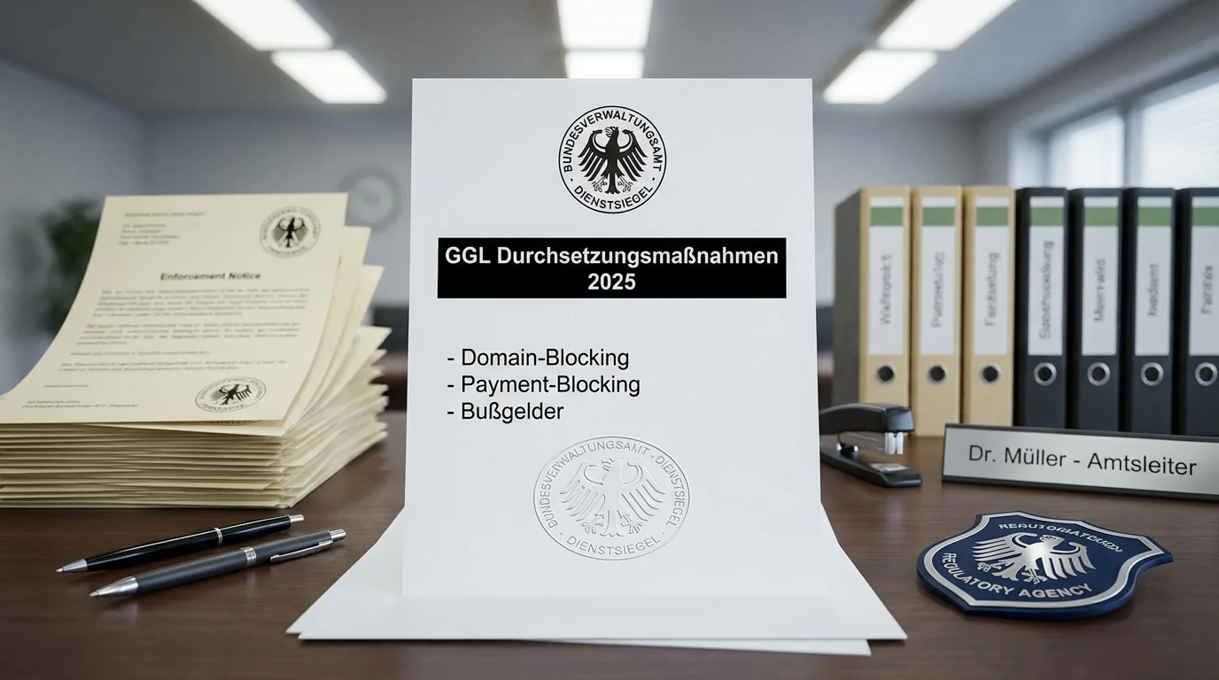 GGL Durchsetzung Payment-Blocking gegen illegale Sportwetten-Anbieter in Deutschland 2025